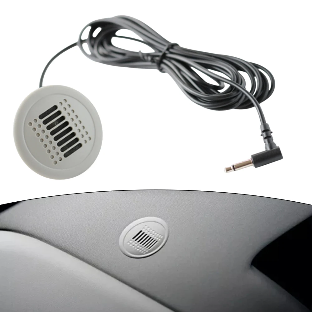 Car Wired Microphone 3 5MM For BMW For Android Radio OEM 7H5857155A Compatible With ABS Shell Designed For Car Audio