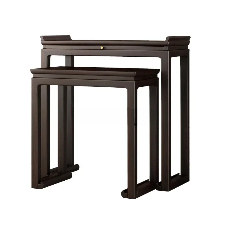 Black walnut table incense case Household Shentai Solid wood Shentai Shentai case