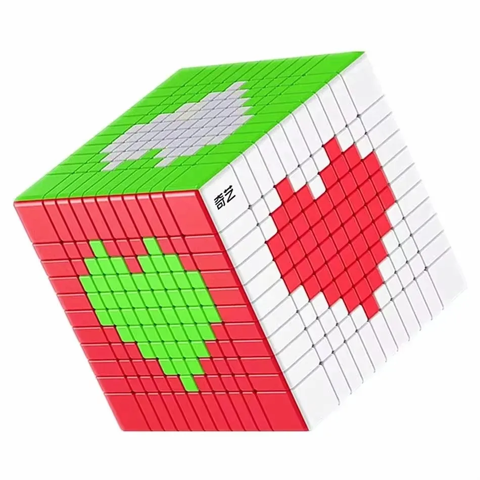 QiYi Magische Kubus 2x2 3x3 4x4 5x5 6x6 7x7 8x8 9x9 10x10 11x11 12x12 Professionele Kubus Snelheid Magico Cubo Puzzel Speelgoed Voor Kinderen Kubussen