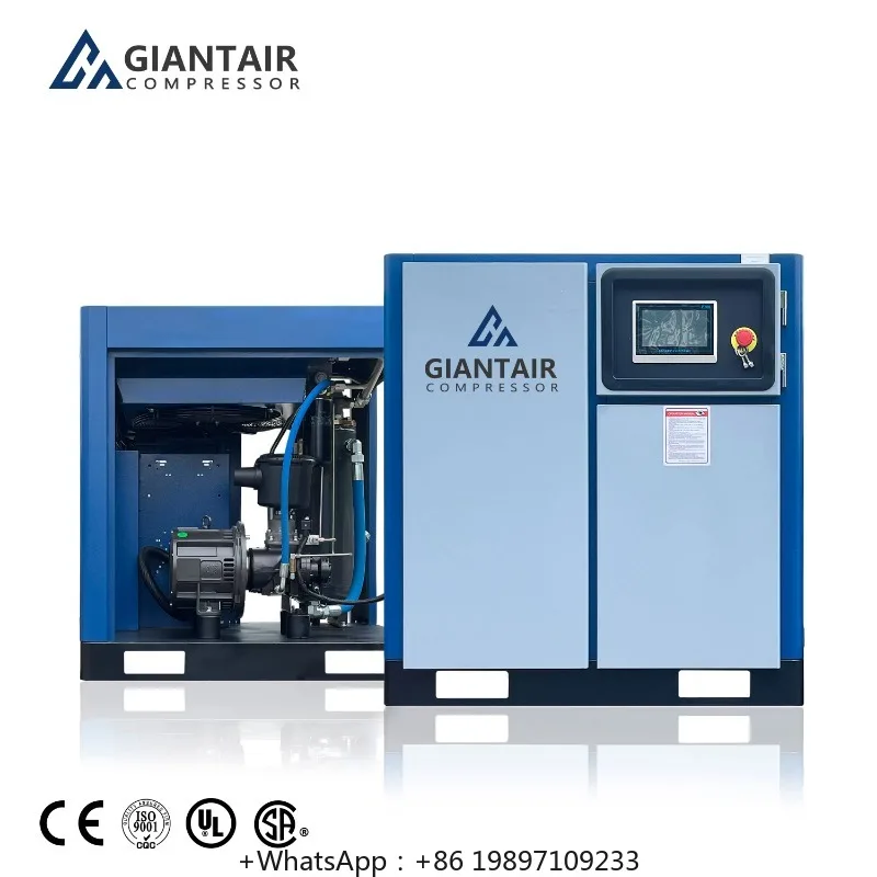 

GiantAir Best Selling Made In China Silent 20h p 15kw Screw Industrial Air Compressor Compresor DeAire 22kw Screw Air-Compressor