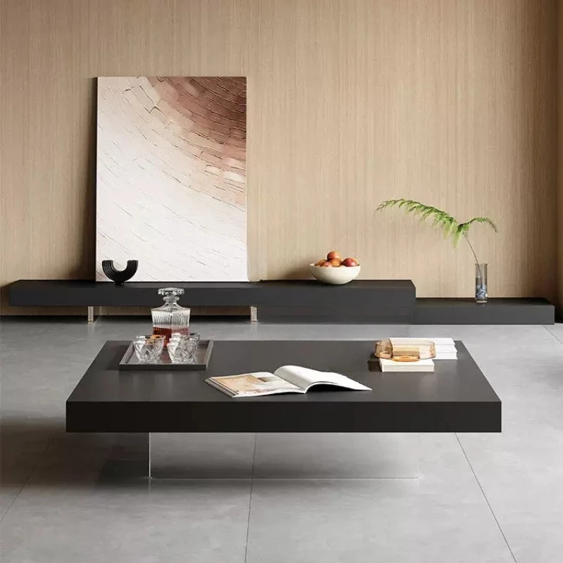 Minimalist Clear Coffee Table Modern Living Room Decoration Luxury Coffee Table Nordic Italian Mesa Auxiliar Home Furniture