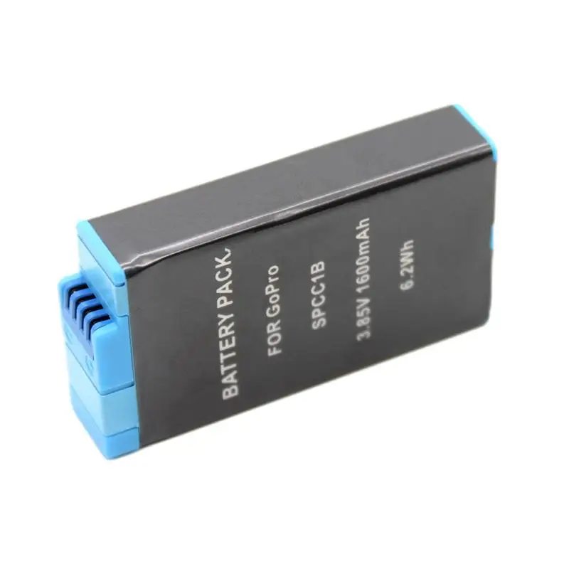 2pcs 1600mah 3.85V Fully Decoded Battery Compatible with GoPro Max, GoPro Accessory for Panoramic Action Camera Model SPCC1B