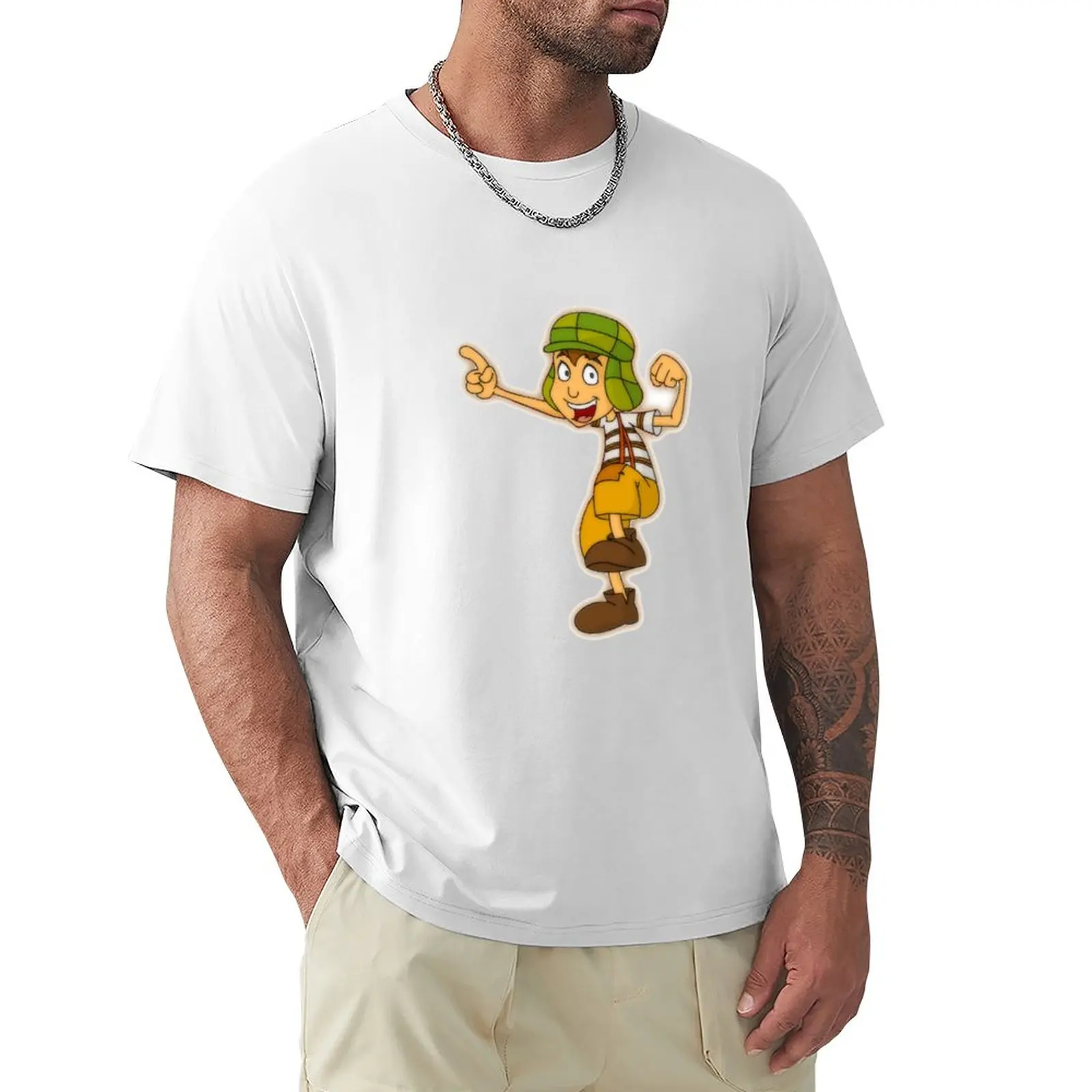 Chavo del Ocho caricatura T-Shirt summer top shirts graphic tees Men's cotton t-shirt