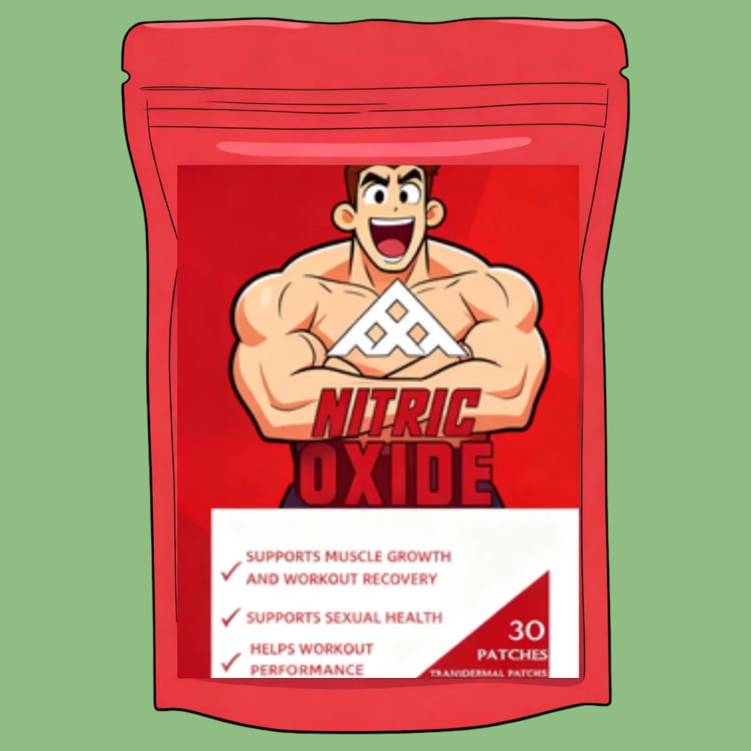 Patchs transdermiques pour booster l'oxyde nitrique, formule de performance pour l'endurance et la résistance, 30 patchs
