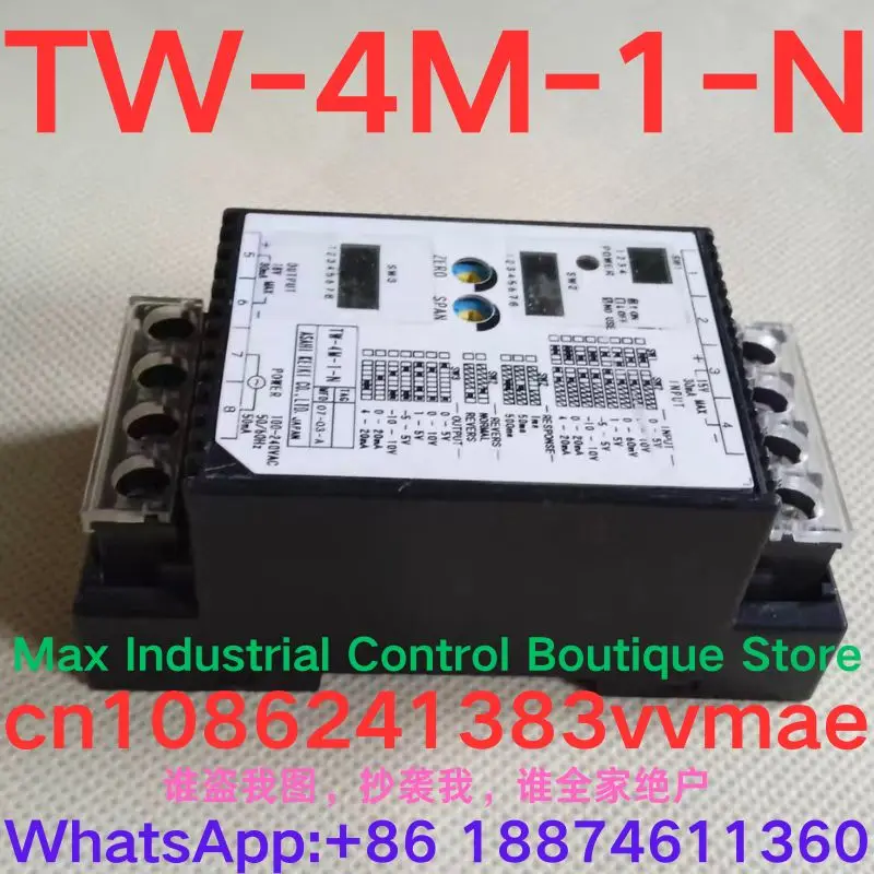 Second-hand test OK   DC signal transmitter   TW-4M-1-N