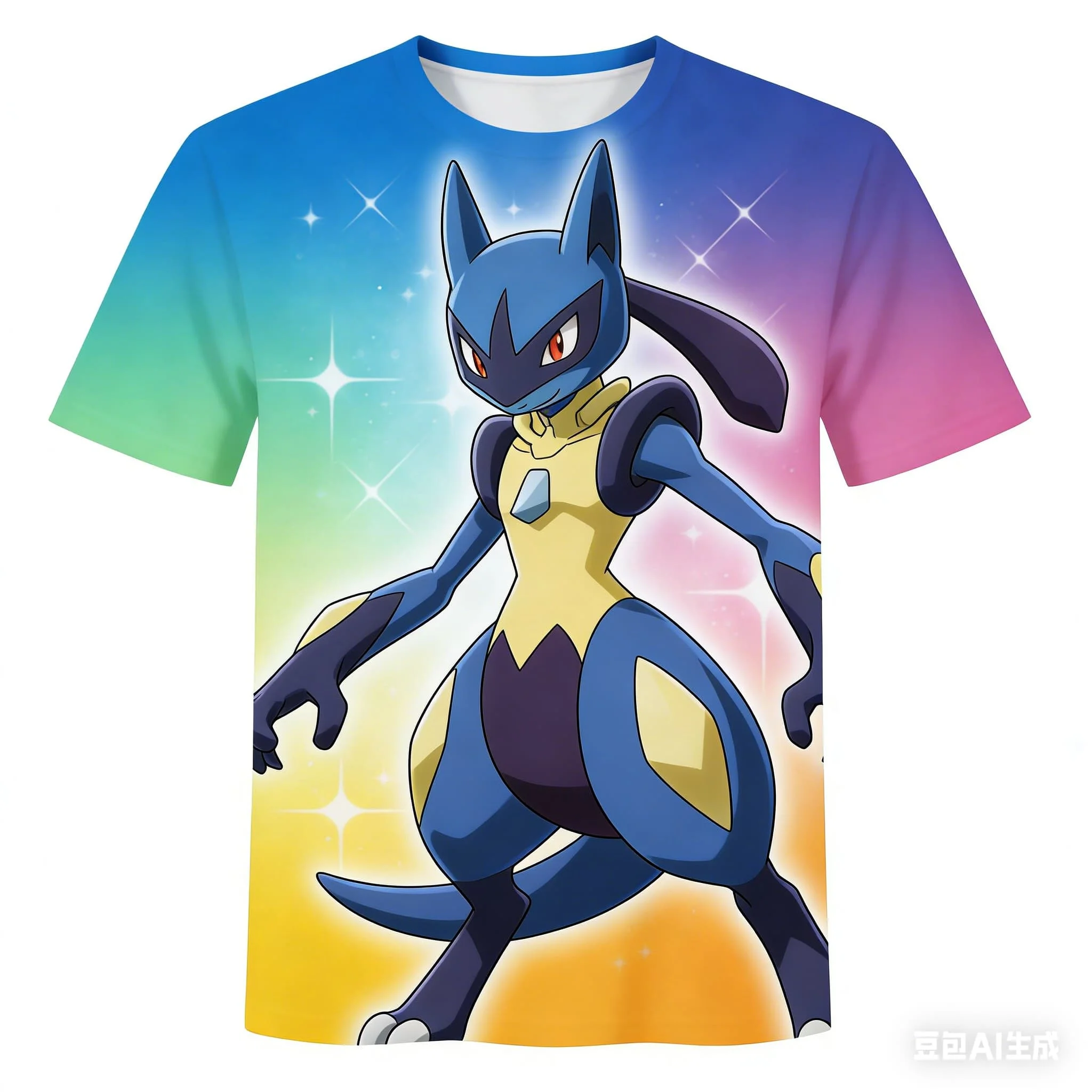 Neue 26 Sommer Japanische Anime Pikachu 3D Schnelltrocknende T-Shirts, Übergrößen Herrenbekleidung Kinderbekleidung Geschenk Familien-Partnerlook – Detail 9