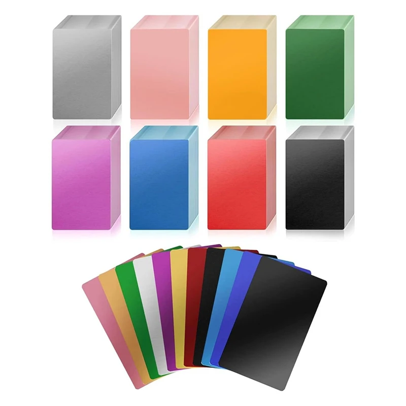 

Hot-A39R-Laser Engraving Blanks, For CNC Engraving, Laser Crafting, Multipurpose Metal Business Cards. DIY Gift Cards