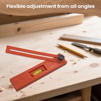 T Bevel Mearing Ruler Horizontal sliding T shaped bevel ruler Multifunctional Angle Ruler Level Measure Tool for Carpentry