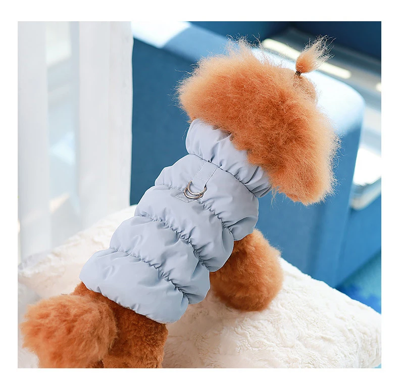 Neue Modell Haustiere Winter Jacke Winter Hund Katze Isolierung Verdickte Kleidung Winter Jacke Tank Top Haustiere Kleidung – Detail 8