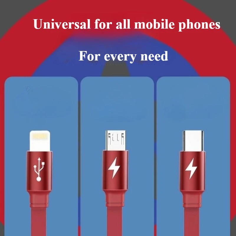 Spider-Man Capitan America Mickey Hulk Iron Man Personaggi dei cartoni animati Telescopico 3 in 1 Cavo dati per auto con personalità di ricarica Regali