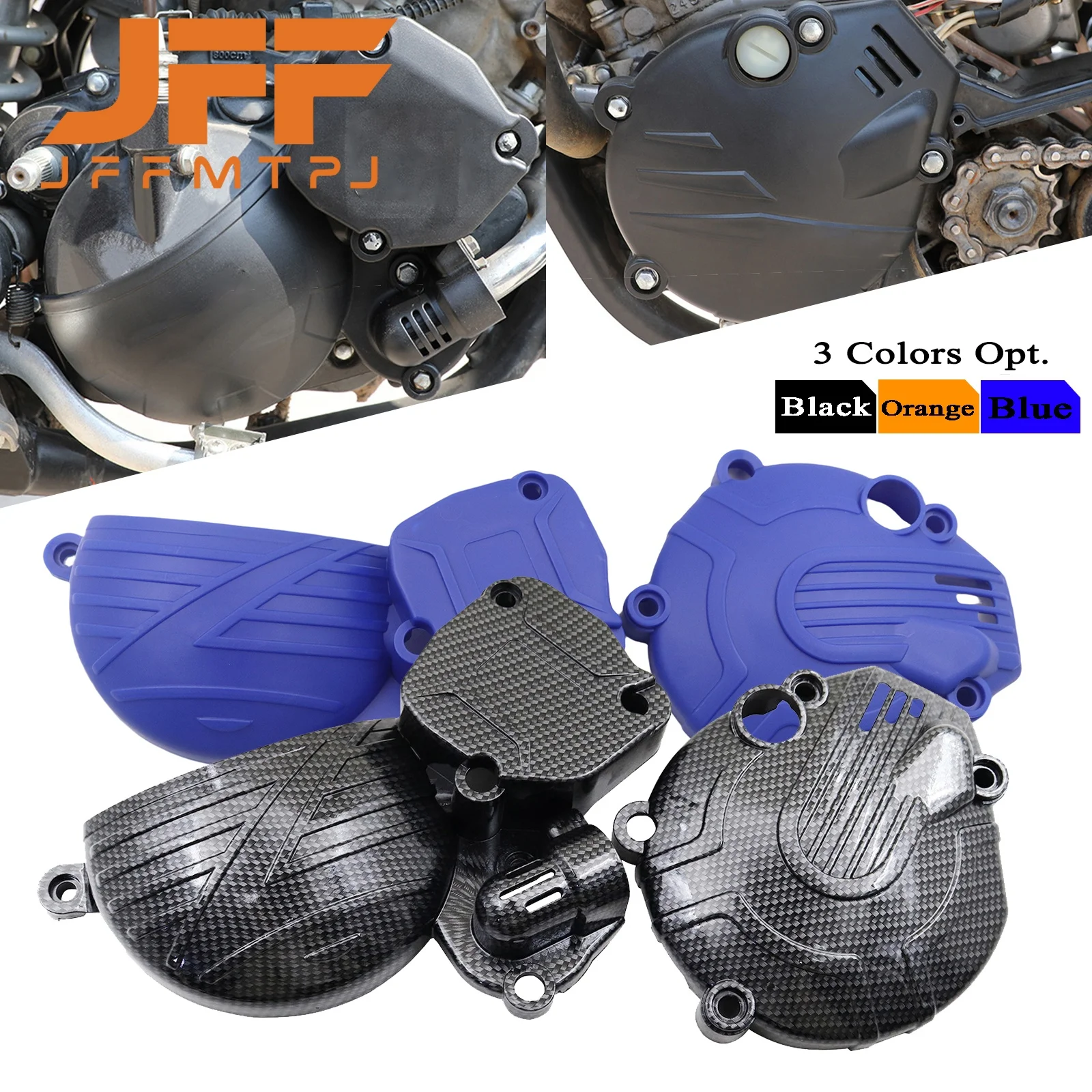 lastic Ignition Protector Clutch Guard Water Pump Cover For Yamaha DT230 Loncin MT250 GPX TSE250R KEWS K18 Kayo HJ250 KT250 2T