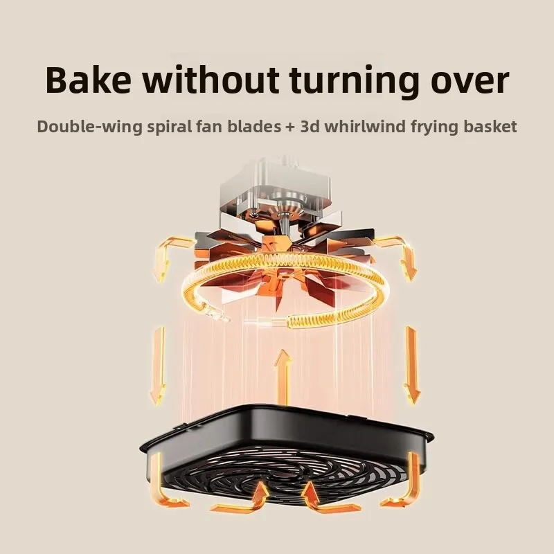 Air fryer household visual multi-functional integrated 2026 new pot intelligent large capacity