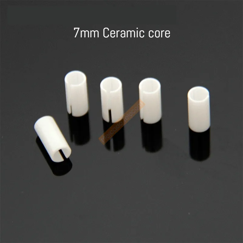 10 Pcs/Lot 7mm Fiber Optic Laser Sleeve Visual Fault Locator Ceramic Tube Optical Fiber Replacement Repair Accessories