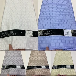 2024 Dubai Atiku Material 100% Cotton Top Quality Soft African Atiku Fabric Swiss Voile Cotton for Men and Women Cloth 5 Yards