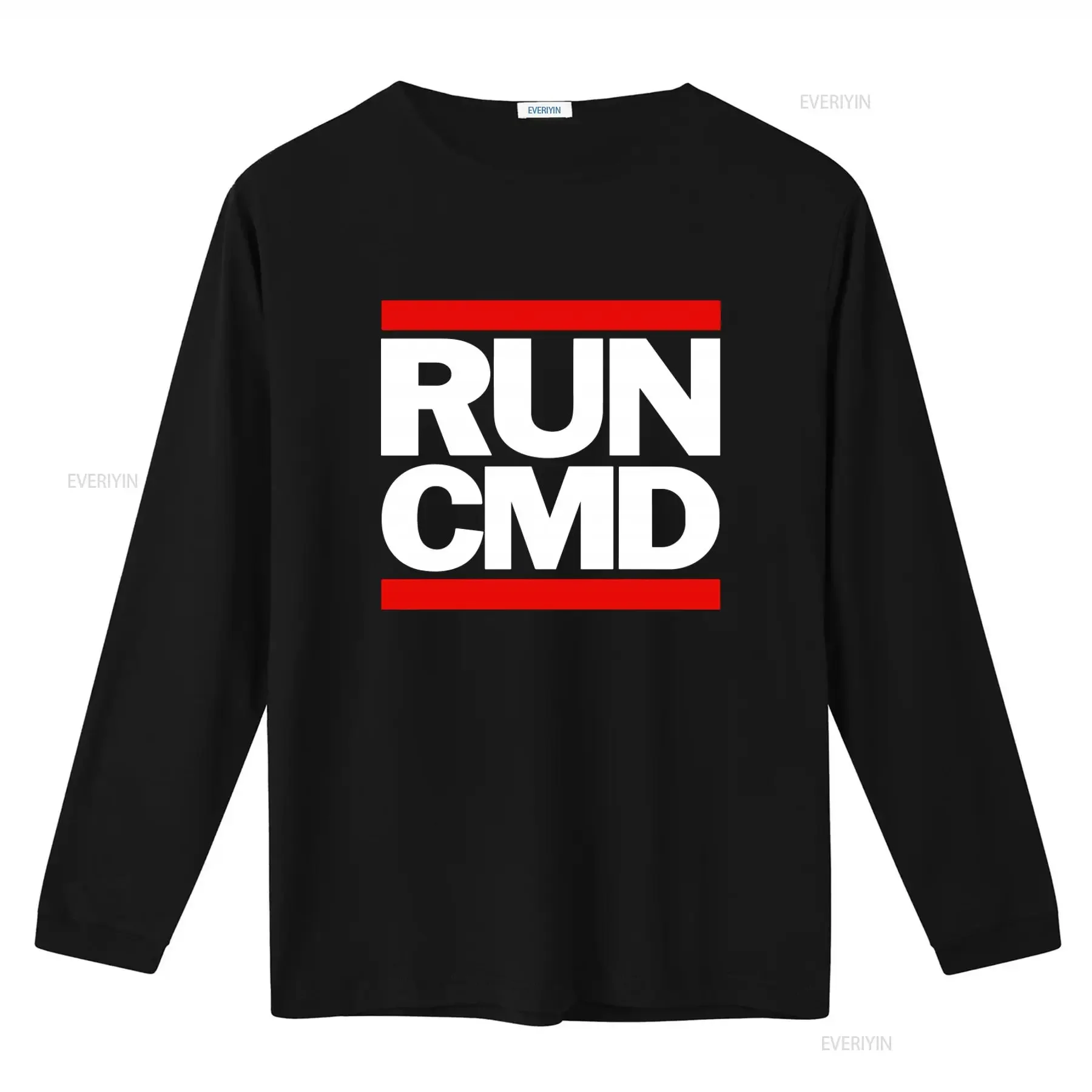 Run Cmd T Shirt for Computer Geeks Mens Funny  vintage Washed Top For Everyday Wear graphic Stretched Casual Versatile Stylish