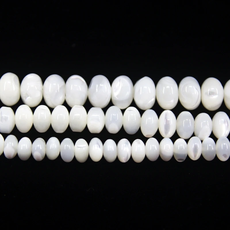 Natural White Shell Beads Star Rondelle Chip Flower Water Drop Different Shape For Jewelry Making Bracelets Necklace Accessories