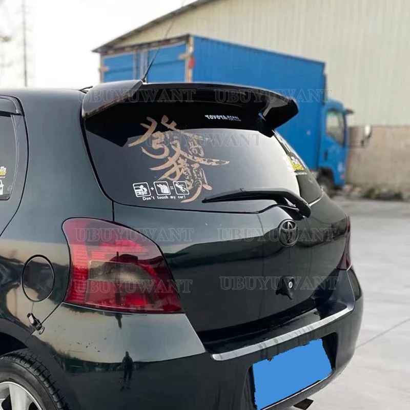 Спойлер для Toyota Yaris 2008 2009 2010 2011, спортивный спойлер Yaris RS из АБС-пластика, основной цветной спойлер для заднего крыла автомобиля