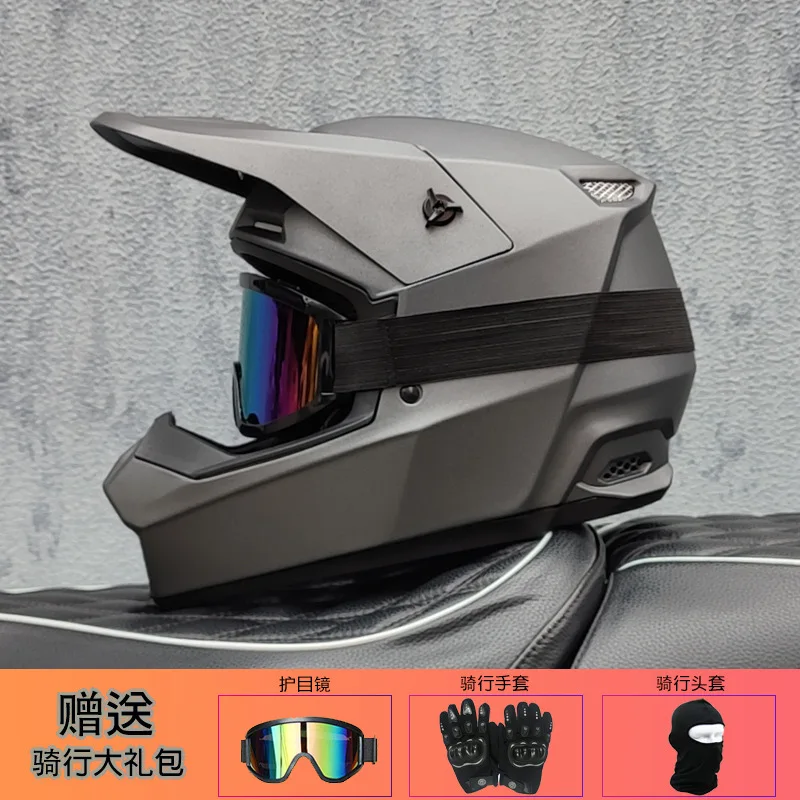 Orz Off-Road Helmet Unisex Rally Helmet Mountain Bike Riding Downhill DOT casco de moto karting / ATV helmet