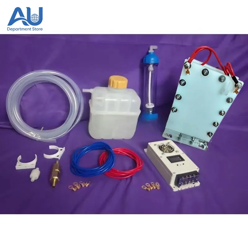 Automotive water fuel HHO generator kit lifts power and fuel saving system to reduce exhaust emissions