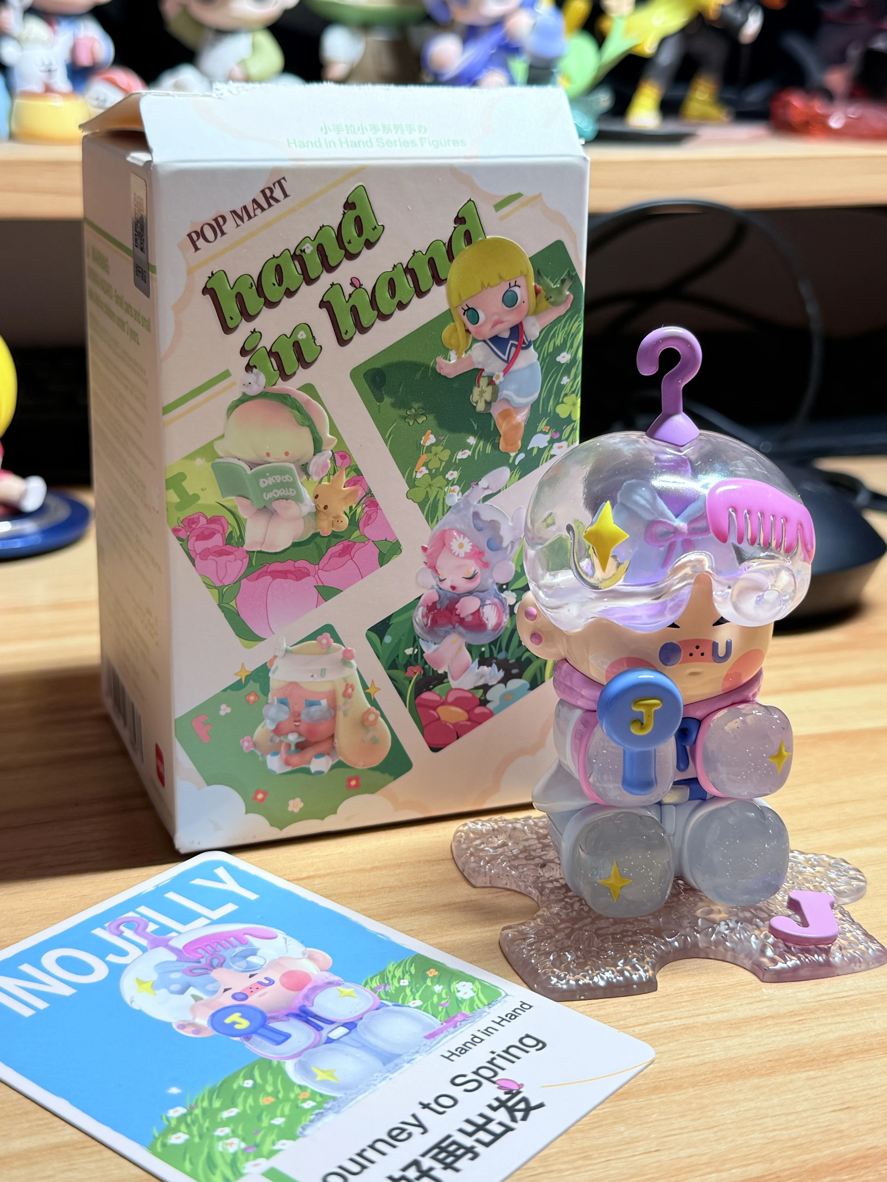 Genuine POP Mart Hand In Hand Series Blind Box Sp Labubu Dimoo Hirono Anime Figures Trendy Toy Model Cute Collect Decor Toy Gift