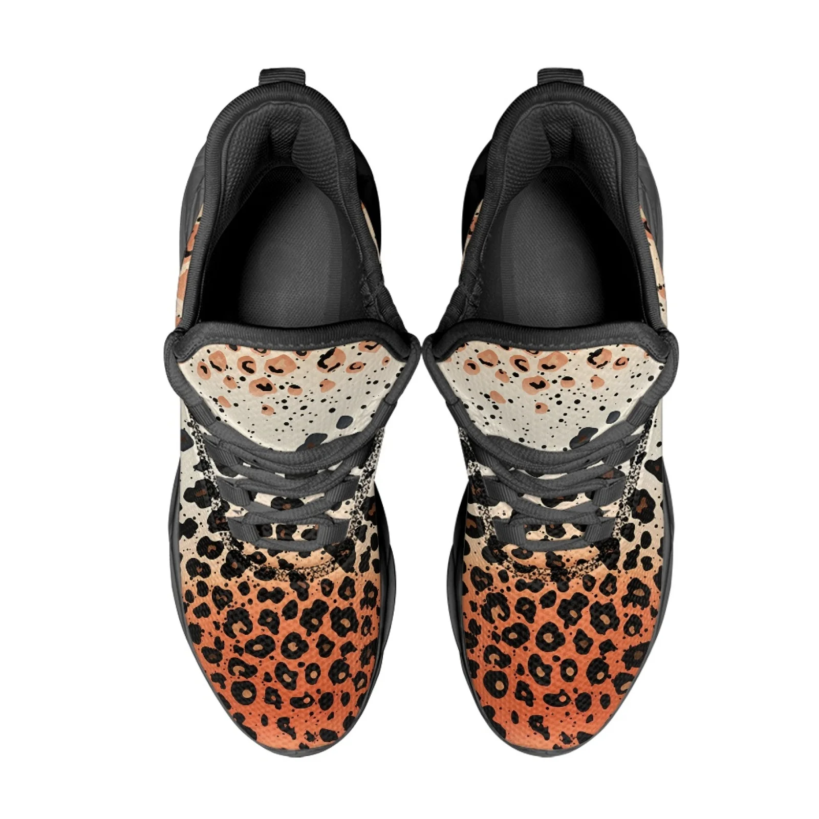PENSTROLL Leopard-print Comfortable Men's Running Shoes for Mens Mesh & EVA Mens Running Shoes Blade Sports Shoes