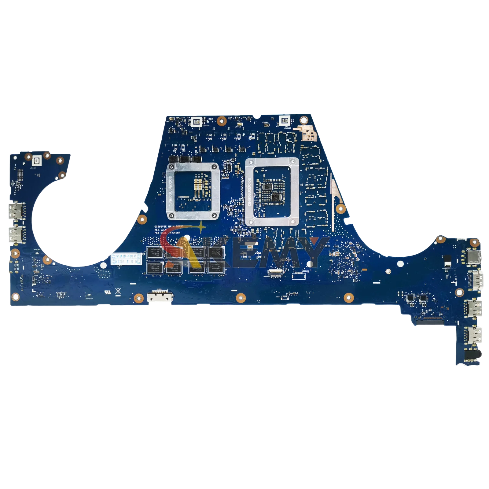GX501VIK Laptop Motherboard For ASUS ROG Zephyrus GX501V GX501VSK GX501VIK Notebook Mainboard With  I5 I7 CPU 100% tests OK stk