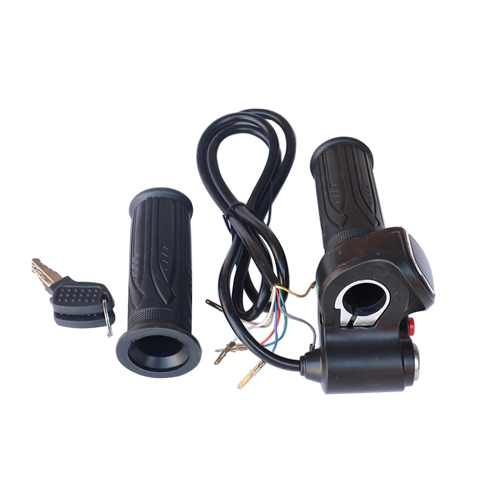Throttle 36V Accelerator Twist With 2 keys Gas Handle for Electric Bicycle/e-bike/Scooter/ Controller