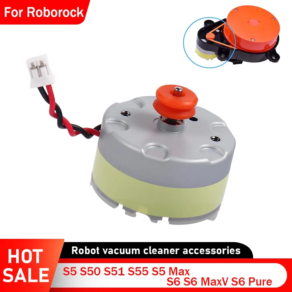 LDS Motor Part for Xiaomi Roborock S5 S50 S51 S55 S5 Max S6 Pure S6 MaxV Vacuum Cleaner Distance Sensor With Orange Pulley Motor