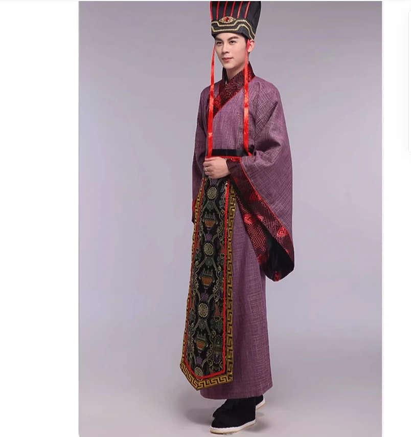 Men's Hanfu Hanfu Tang and Han Dynasty Princes' Clothing, Ministers' Official Performance Clothing, Ancient Clothing, Dresses