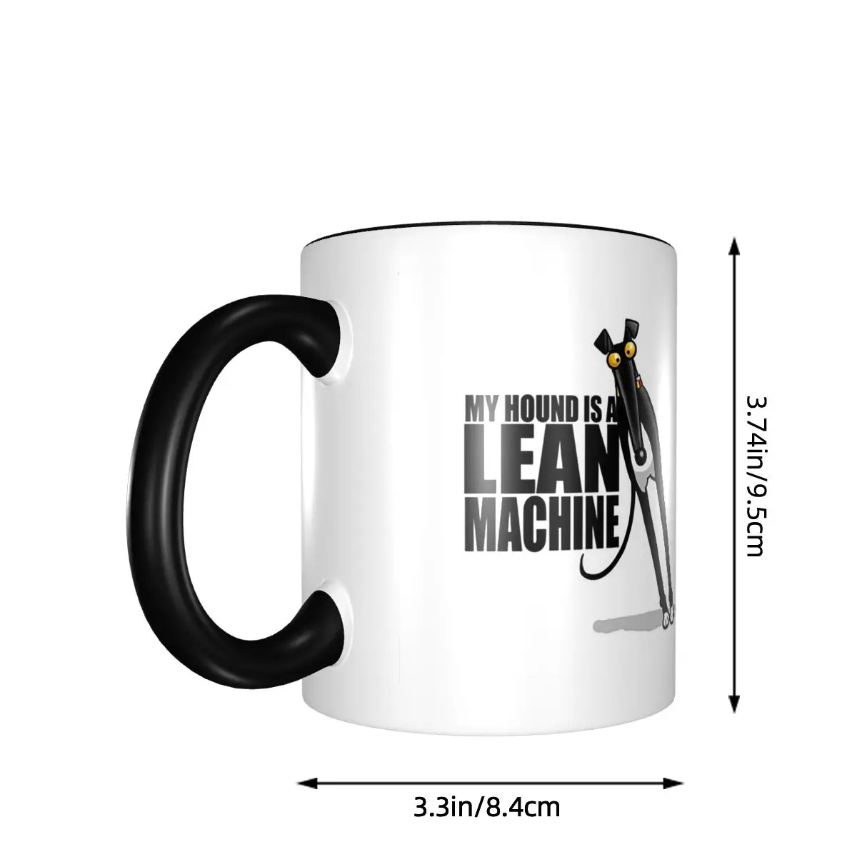 Lean Machine Mug Funny Ceramic Coffee Cups Tea Mugs Milk Cup Drinkware Gifts for Friends