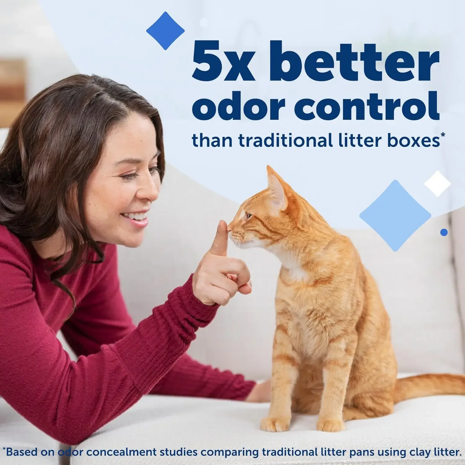 Crystal Cat Litter Tray Refills – Scent, 6-Pack – Disposable Tray – includes Leak Protection & Low Tracking Litter