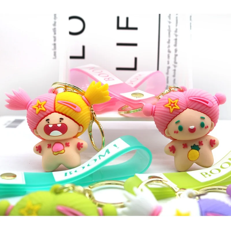 Cute Baby Doll Keychain High-Profile Figure Bag Pedants Hangings