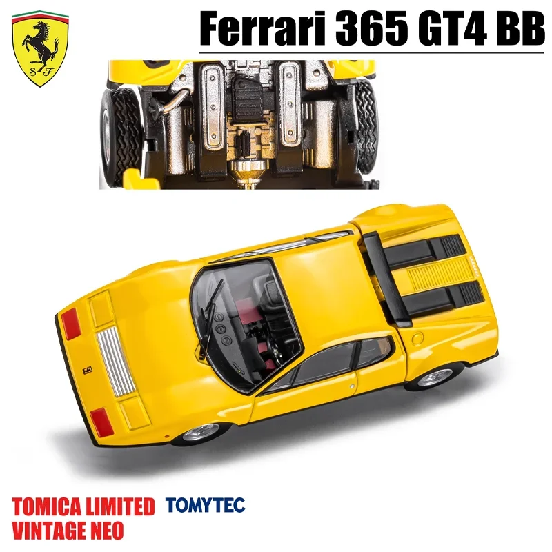 TAKARA TOMY TOMYTEC Tomica 1/64 TLV Ferrari 365 GT4 BB Legering Speelgoed Motor Diecast Metaal Model Geschenken