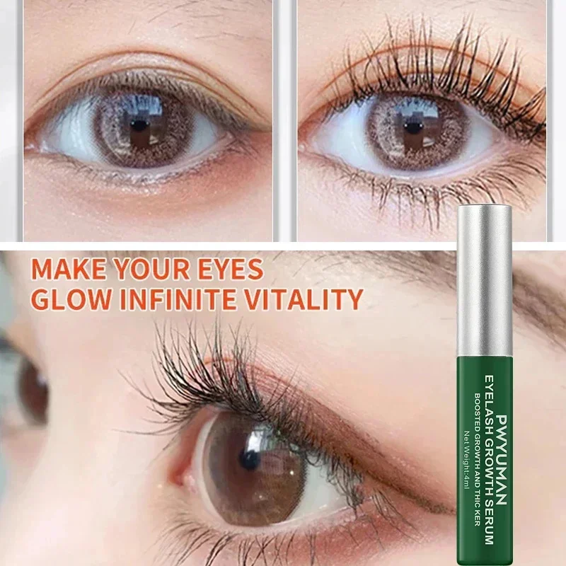 Wimpernwachstumsserum, schnelles 7-Tage-Wimpern-Augenbrauen-Enhancer, natürlich, längere, vollere, dickere Wimpern, Augen-Make-up, koreanische Kosmetik, Schönheit
