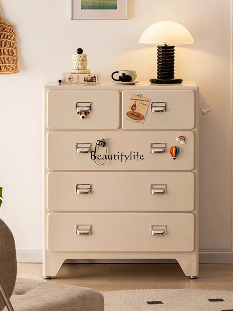 

ls 51Vintage Bedroom Bedside Table Industrial Style Storage Decorative Locker