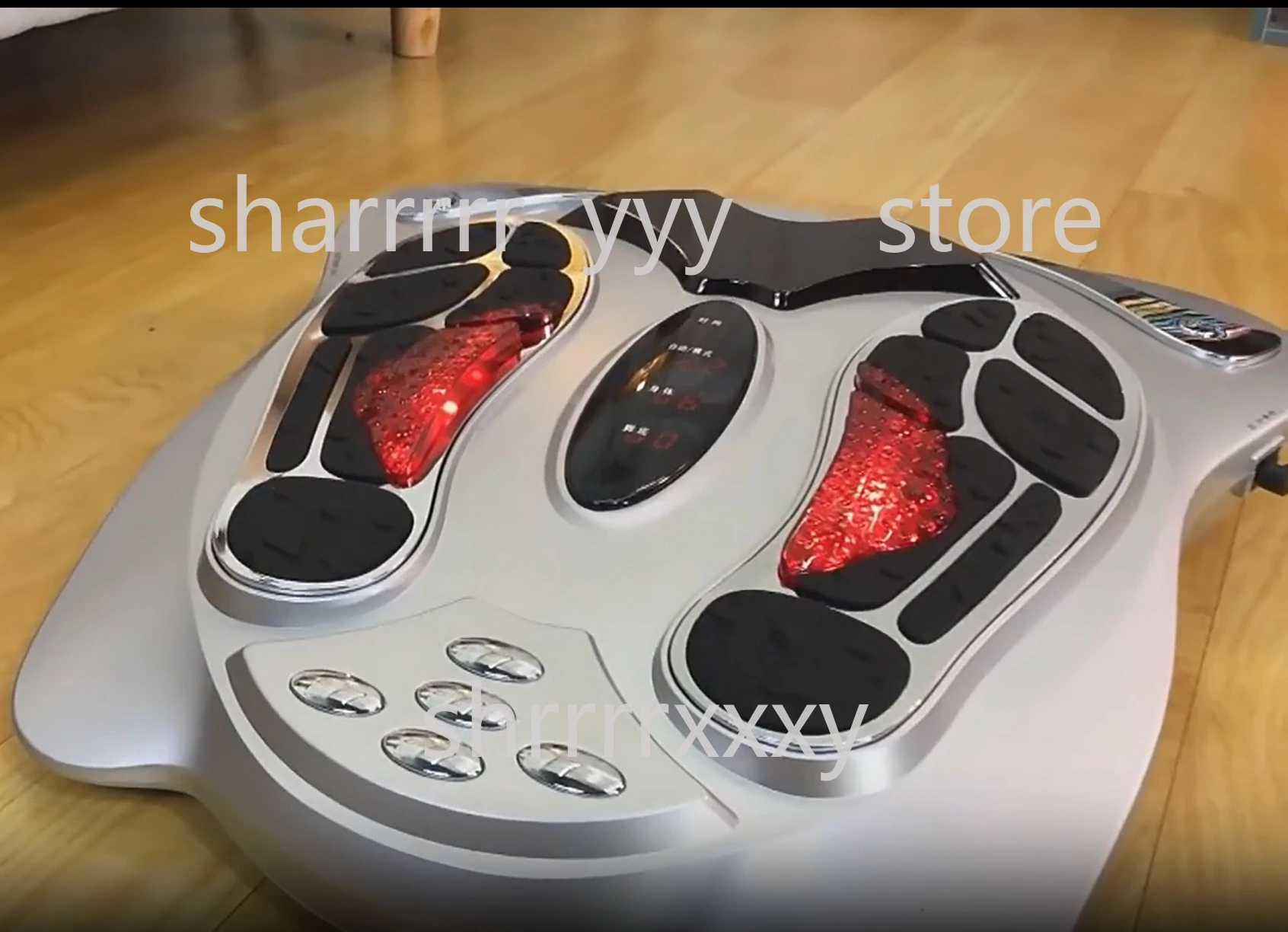 Intelligent Pulse Foot Massager Machine - Electric Heated Reflexology Mat for Plantar, Feet Pain Relief and Meridian Stimulation