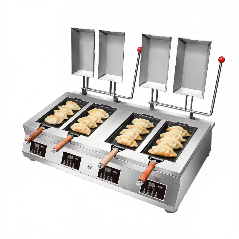 

Dumpling Frying Machine Commercial Electric Automatic Induction Heating 304 Stainless Steel Pancake Machine Catering Baked Rice