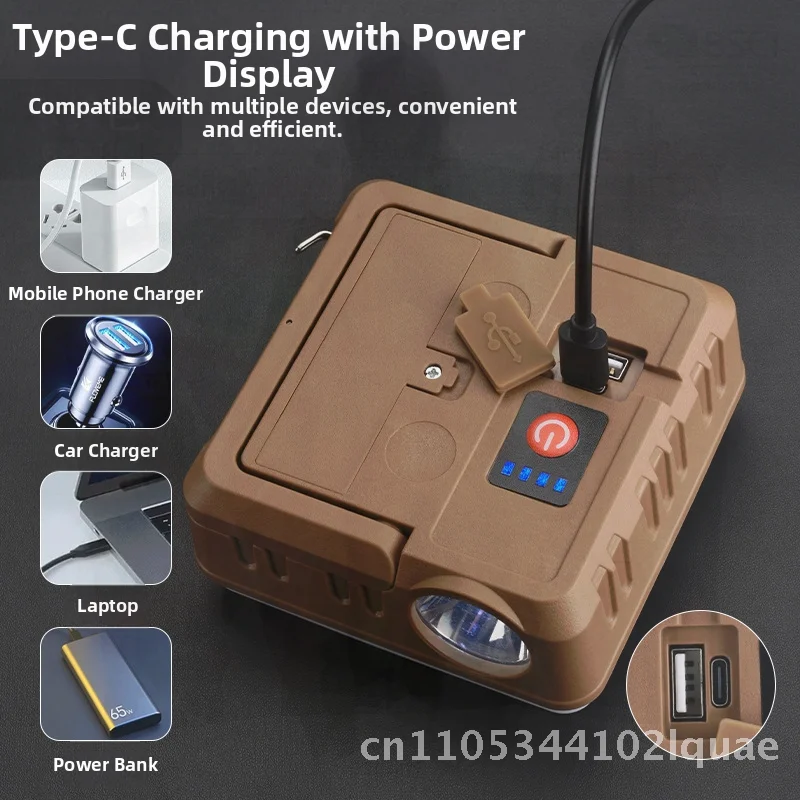 

Ruiying USB-зарядка, светодиодная лампа, уличный светильник для палатки, аварийный светильник для кемпинга, мобильный светильник для ночного рынка, отключение электроэнергии