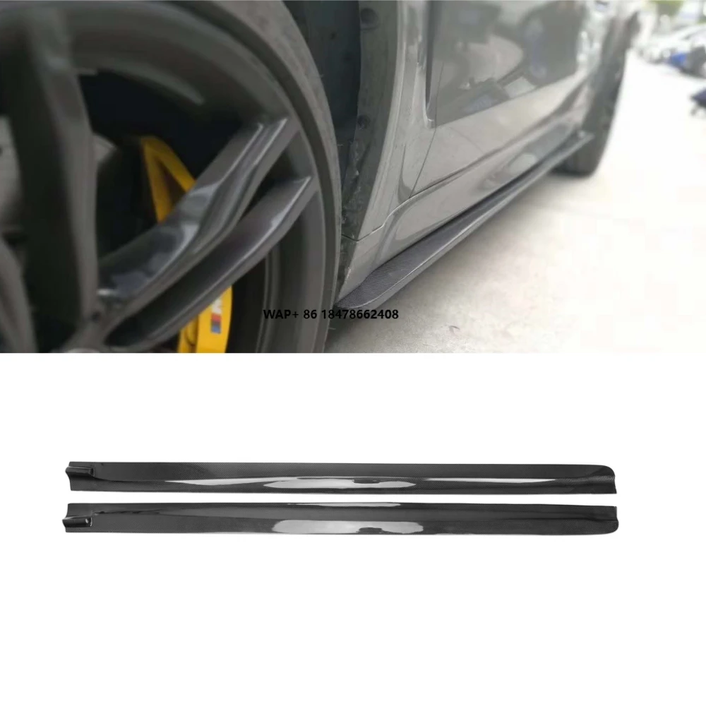 

Real Carbon Fiber Front Bumper Side Skirts 3D Style for X5 F15/X6 F16/X5M F85/X6M F86 2012-2019 High Gloss UV Protection