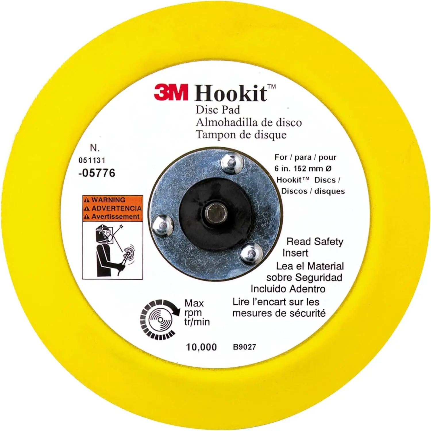 

6-inch Medium Density Foam Disc Pad with Easy Change Out System for Versatile Sanding