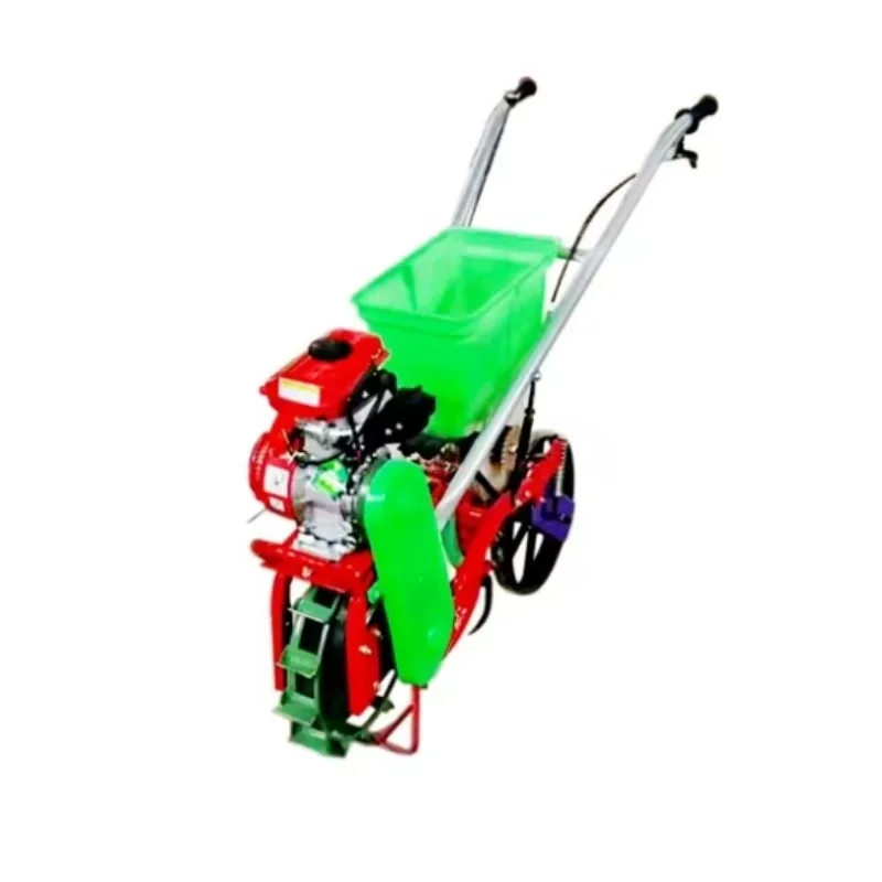 

Hand-pushed Portable / Vegetable & Corn Seed Planter High Efficiency Low Cost Easy To Operate Agricultural Seeder