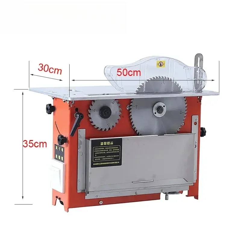 

Портативная многофункциональная пила с раздвижным столом Fsboling, деревообрабатывающий станок с обрезкой прорезей, обрезкой древесины