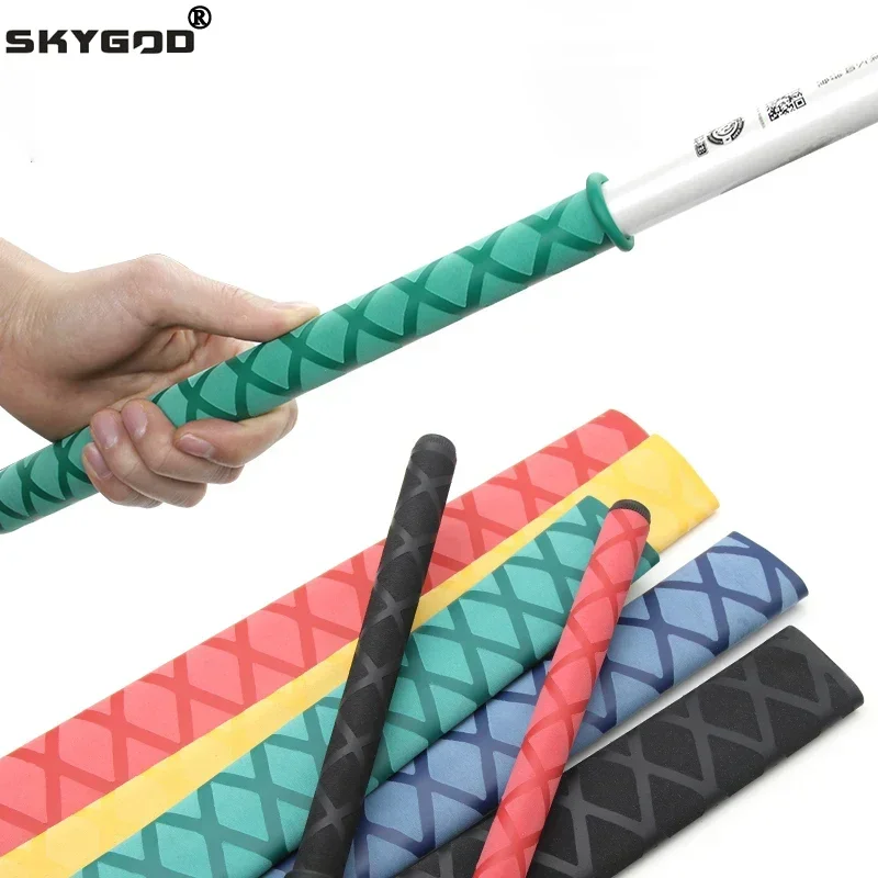 1/3/5Pcs Non Slip Heat Shrink Tube Fishing Rod Wrap 15 18 20 22 25 28 30 35 40 45 50mm Handle Insulated Protect Waterproof Cover