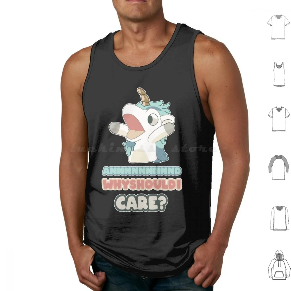 Unicorse A Unicorse ( 1 ) Tank Tops Print Cotton Unicorse Bandit Heeler Unicorse And Bingo Bingo Heeler Chilli Heeler