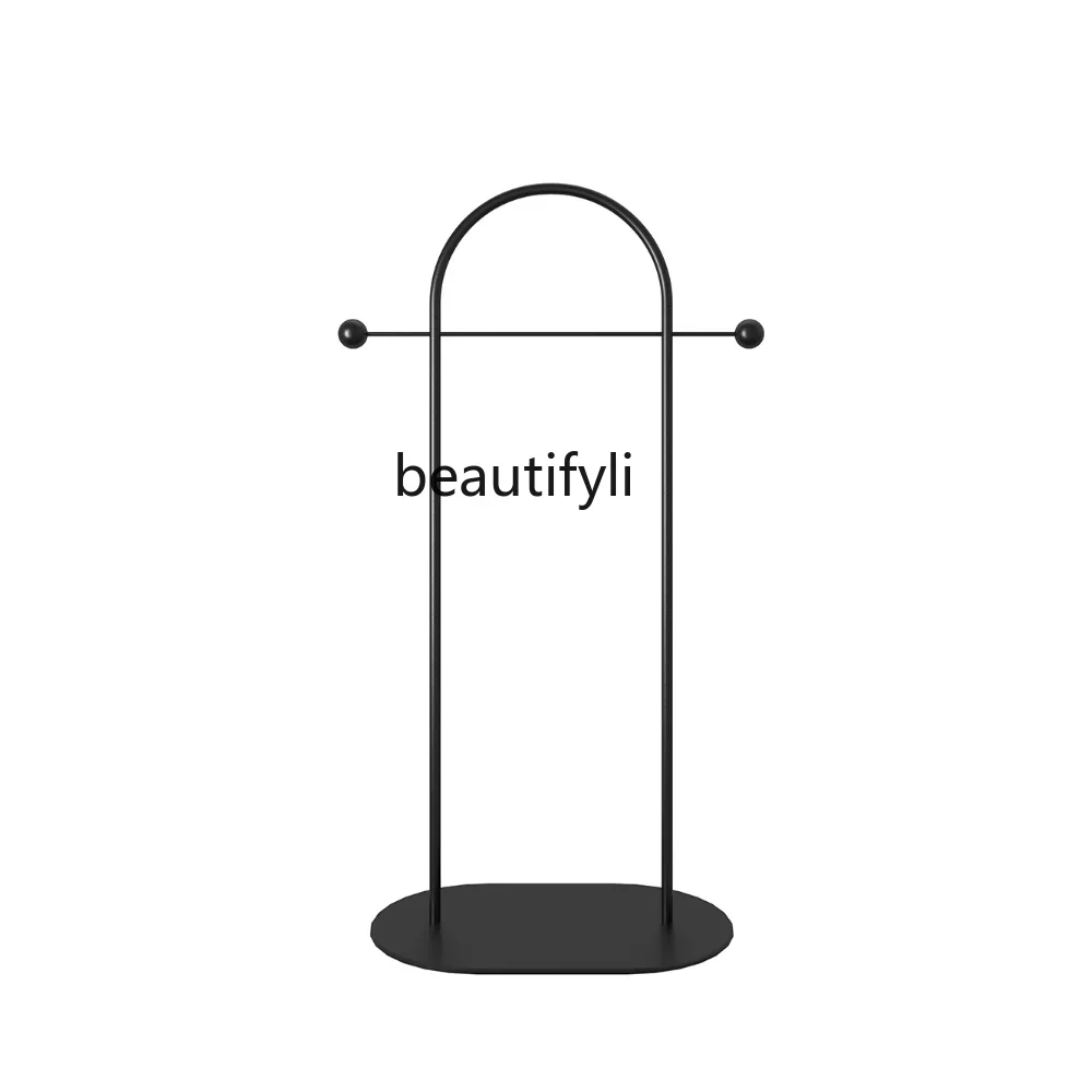 

zzyj Simple Fashion Nordic Style Clothes Rack Iron Coat Rack Creative Modern Abstract Italian Hanger