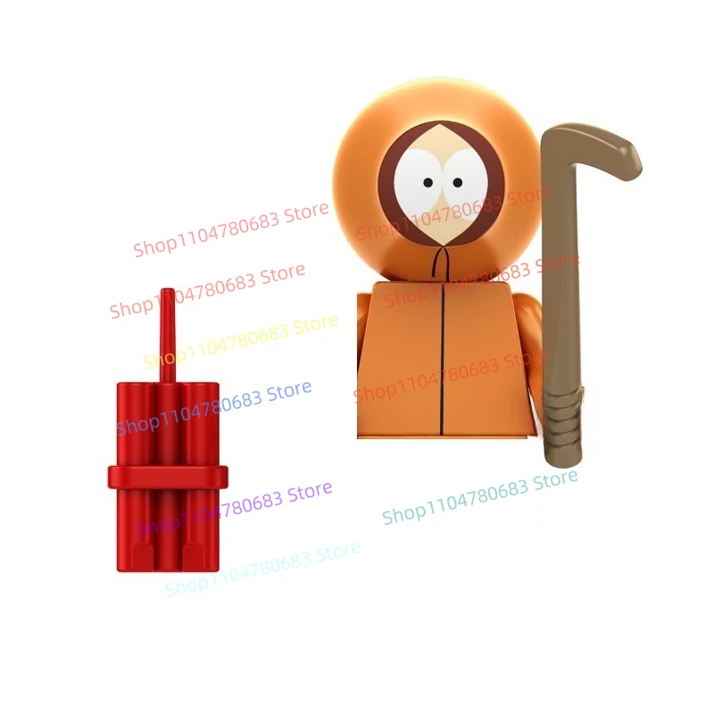 MOC Neue Baustein Puppe Mini Puppe Southern Cartoon Animation Spiel Spielzeug Geschenk Ornamente Sammlung