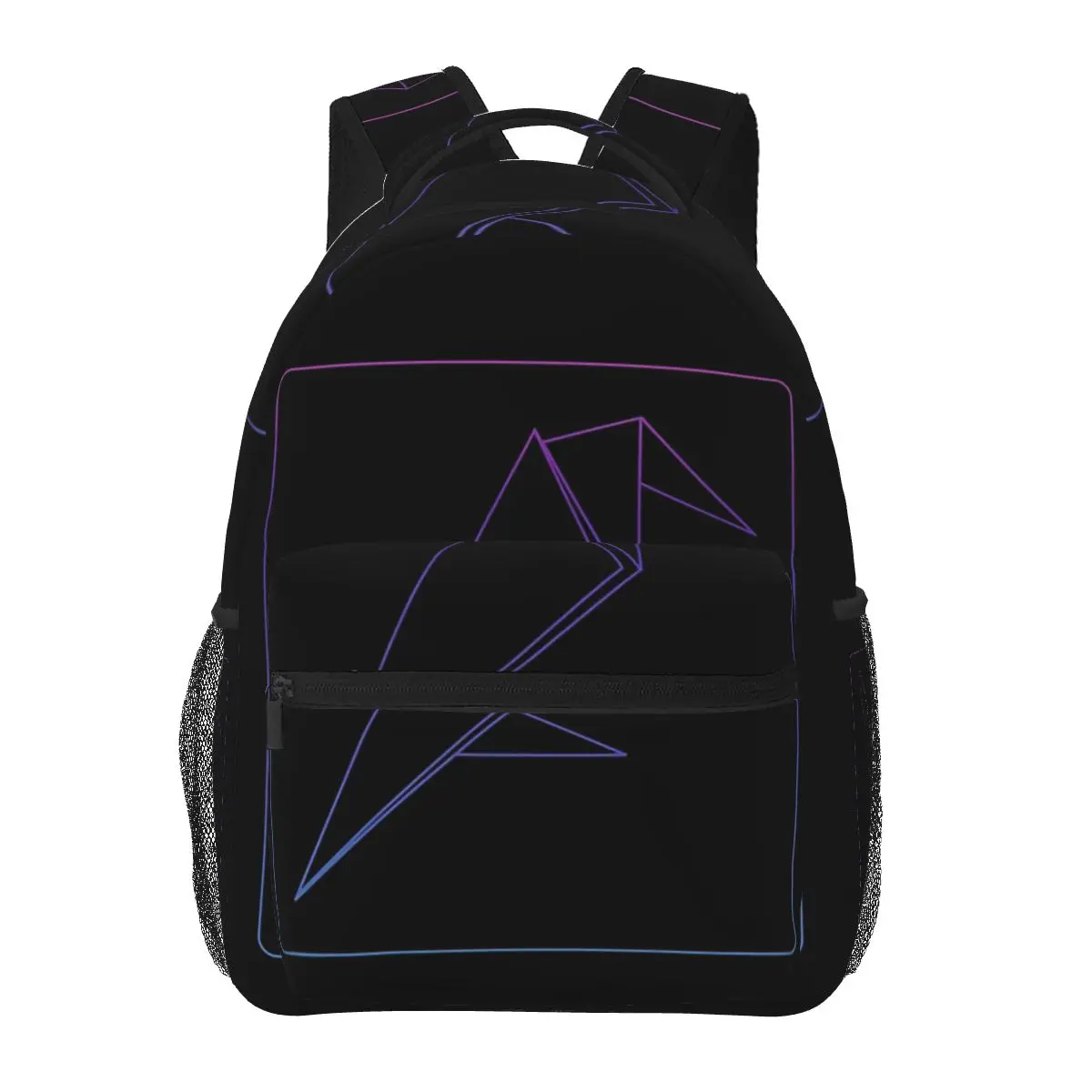 

Origami Raven Backpack Hot Sale Daypack Large Capacity Children BookBag School Bag Shoulder Bags for Men Women