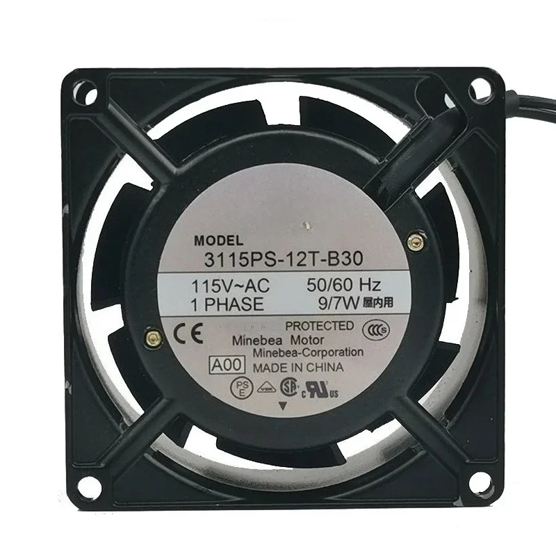 

Brand New Original 3115PS-12T-B30 115 AC 8038 8cm 115V cooling fan 80*80*38mm cooler Fast delivery