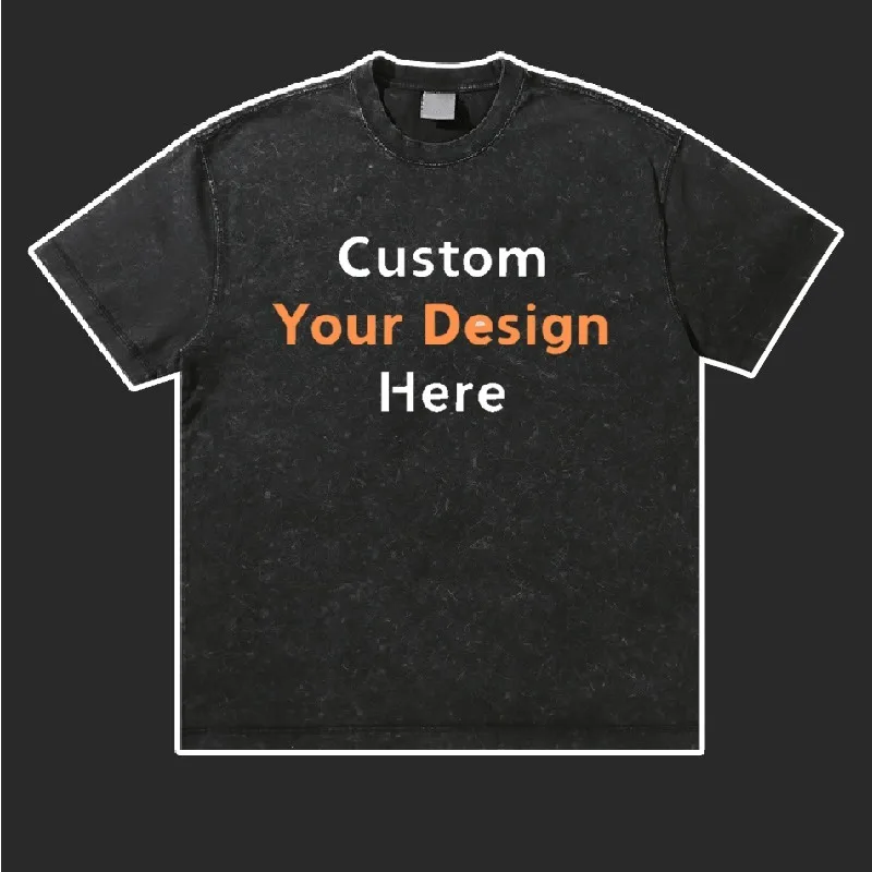 

Custom Your Design Here Embroidery T-Shirt