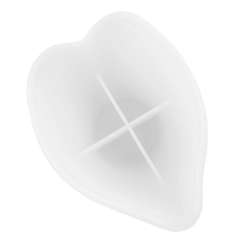 

Crystal Drop Gel Mold Blade Silicone Tray Molds White Unique Shape Easy Flexible Clean Portable Home Ornament Photo Props